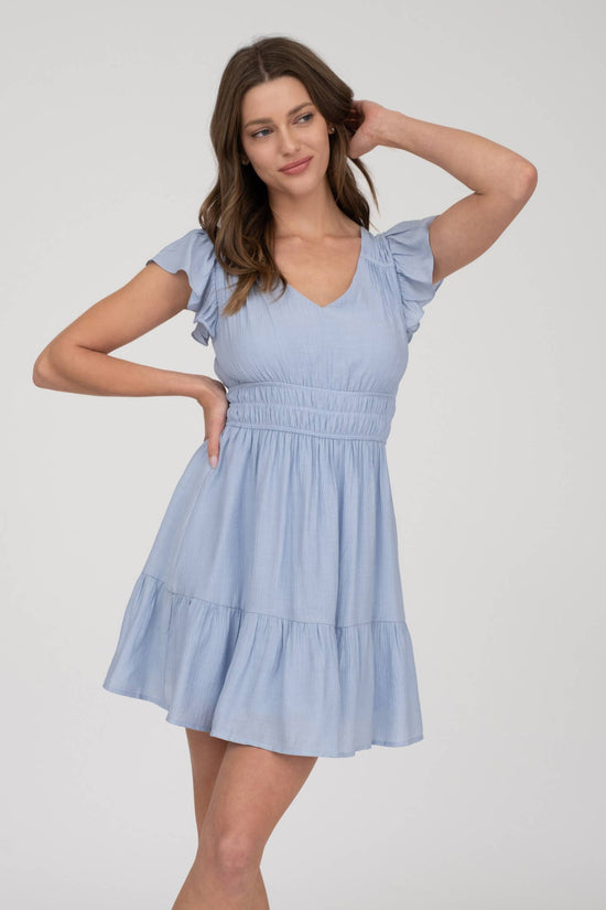 Ruffle & Twirl Mini Dress