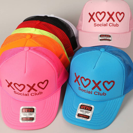 Heart XOXO Trucker Hat