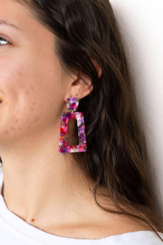 Avery Earrings - Paradise Pink - HERS