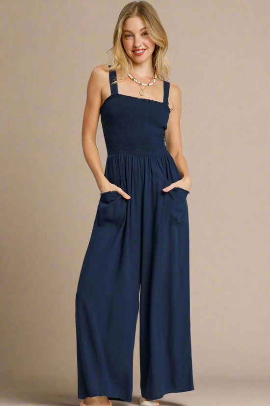 Navy Drift Jumpsuit