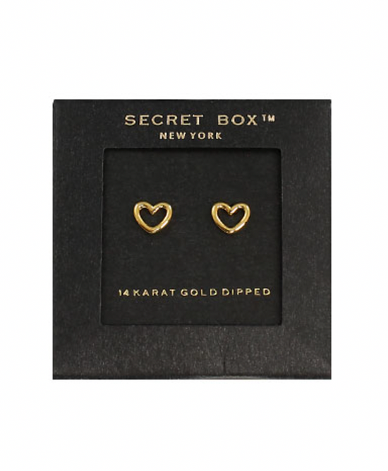 Mini Heart Wire Studs