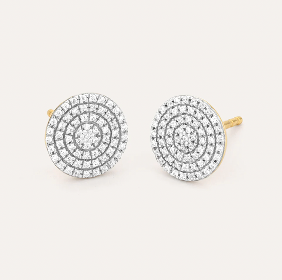 Right Round Diamond Stud Earrings