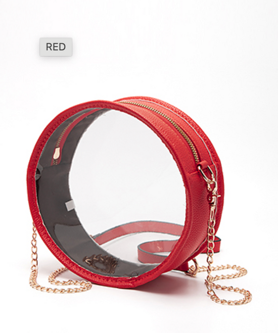 Round Clear Crossbody