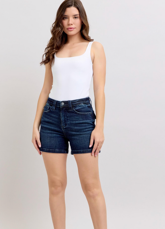 Judy Blue High Rise Flap Pocket Shorts