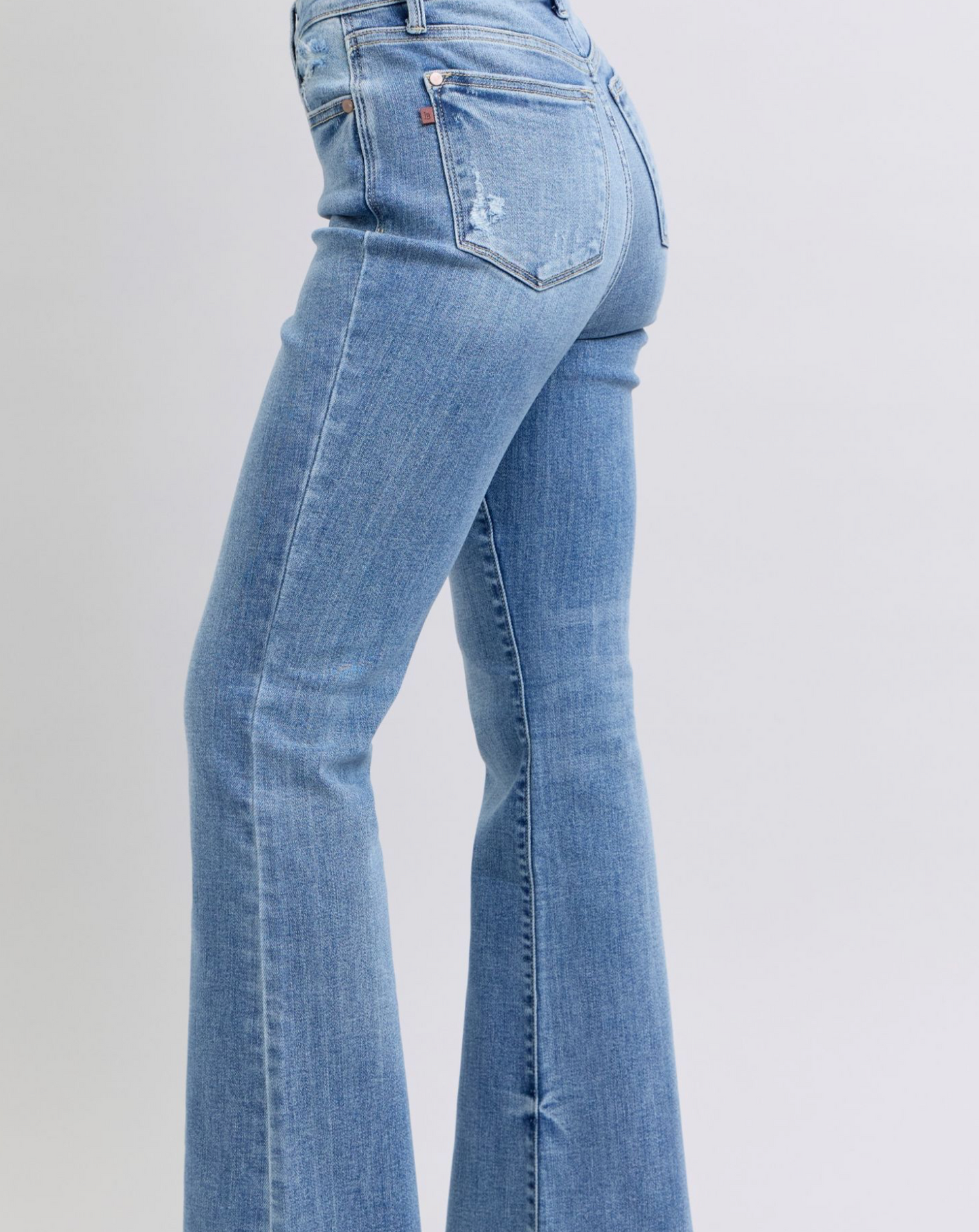 Judy Blue High Rise Frayed Bootcut