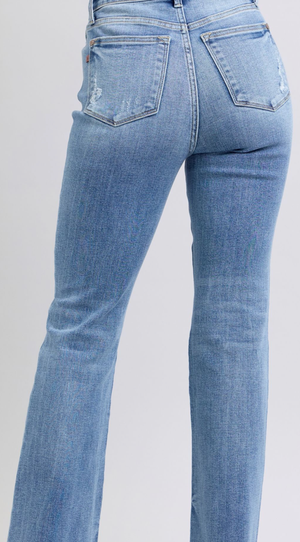 Judy Blue High Rise Frayed Bootcut