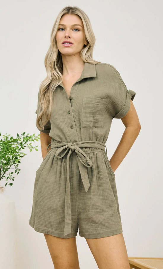 Belt & Breeze Romper