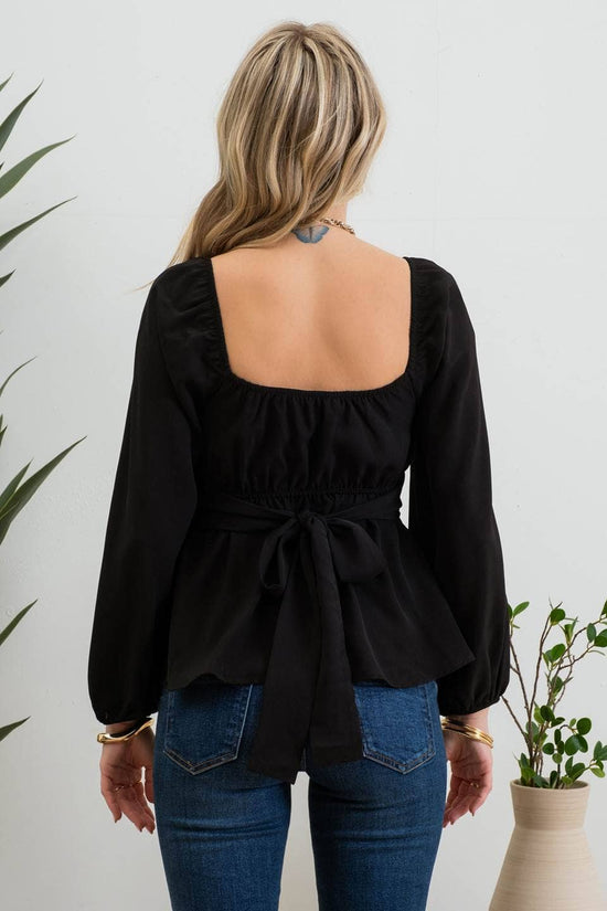 Peplum Perfection Top