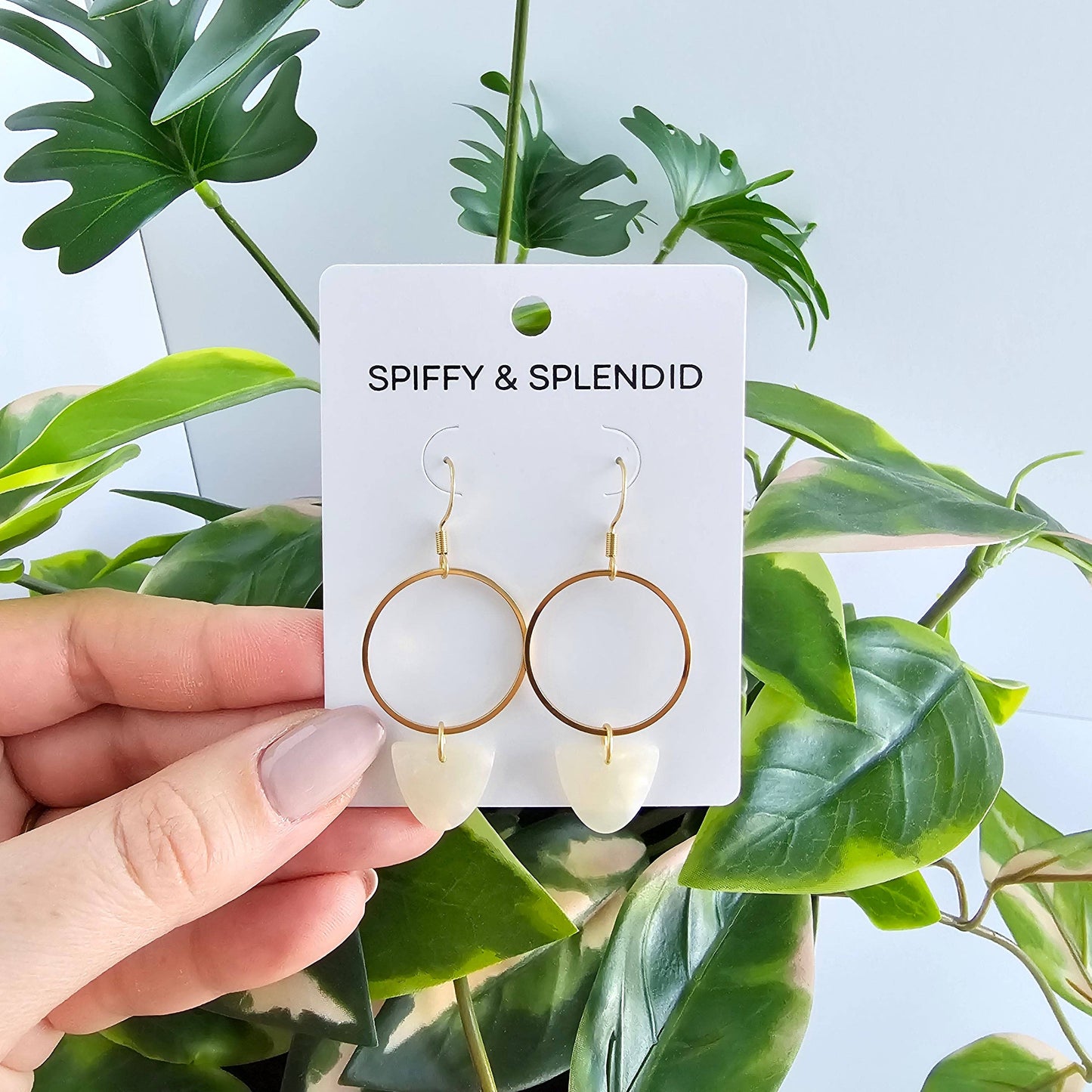 Iris Earrings - Iridescent // Spring, Summer, Mother's Day