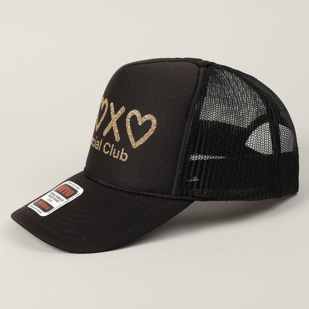 Heart XOXO Trucker Hat