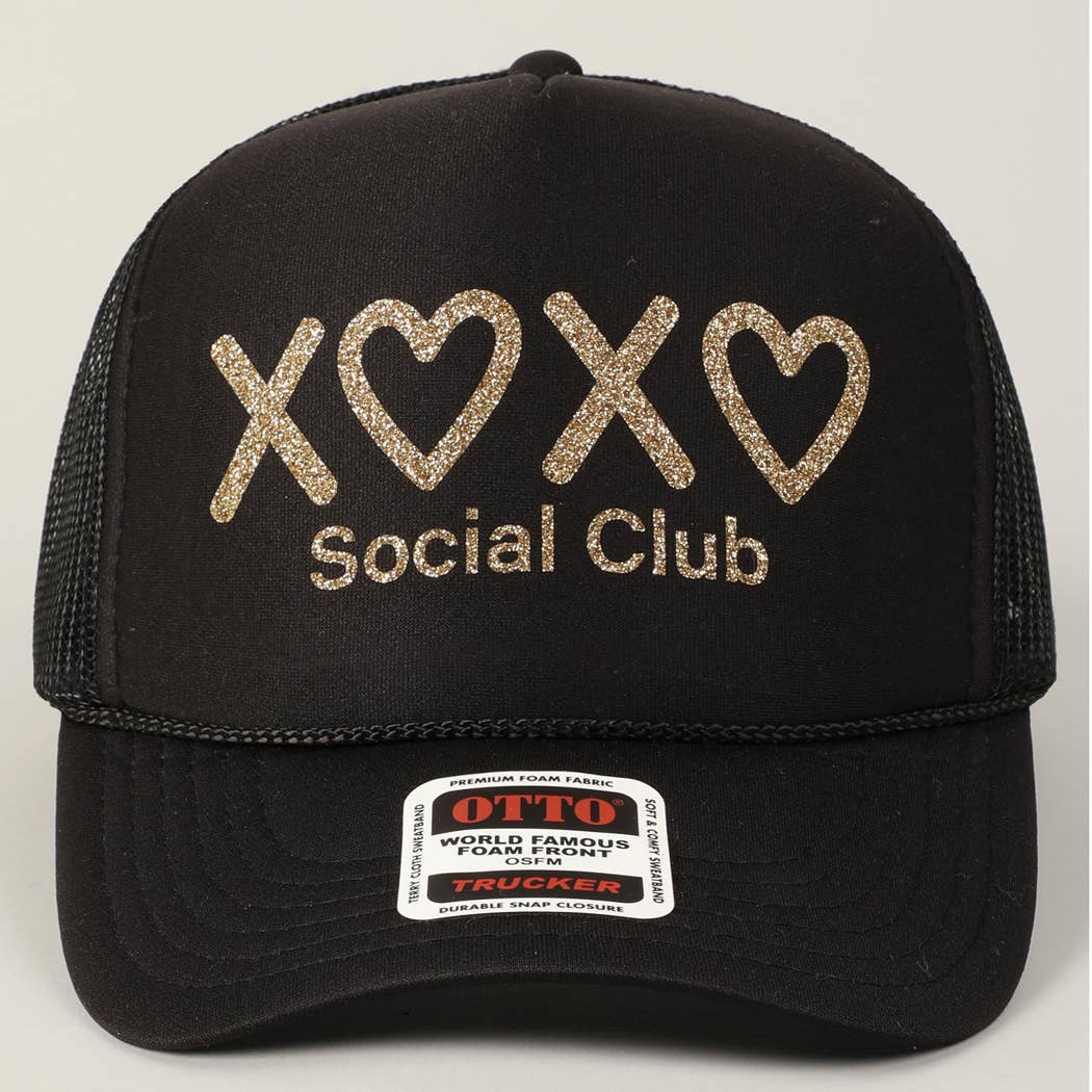 Heart XOXO Trucker Hat