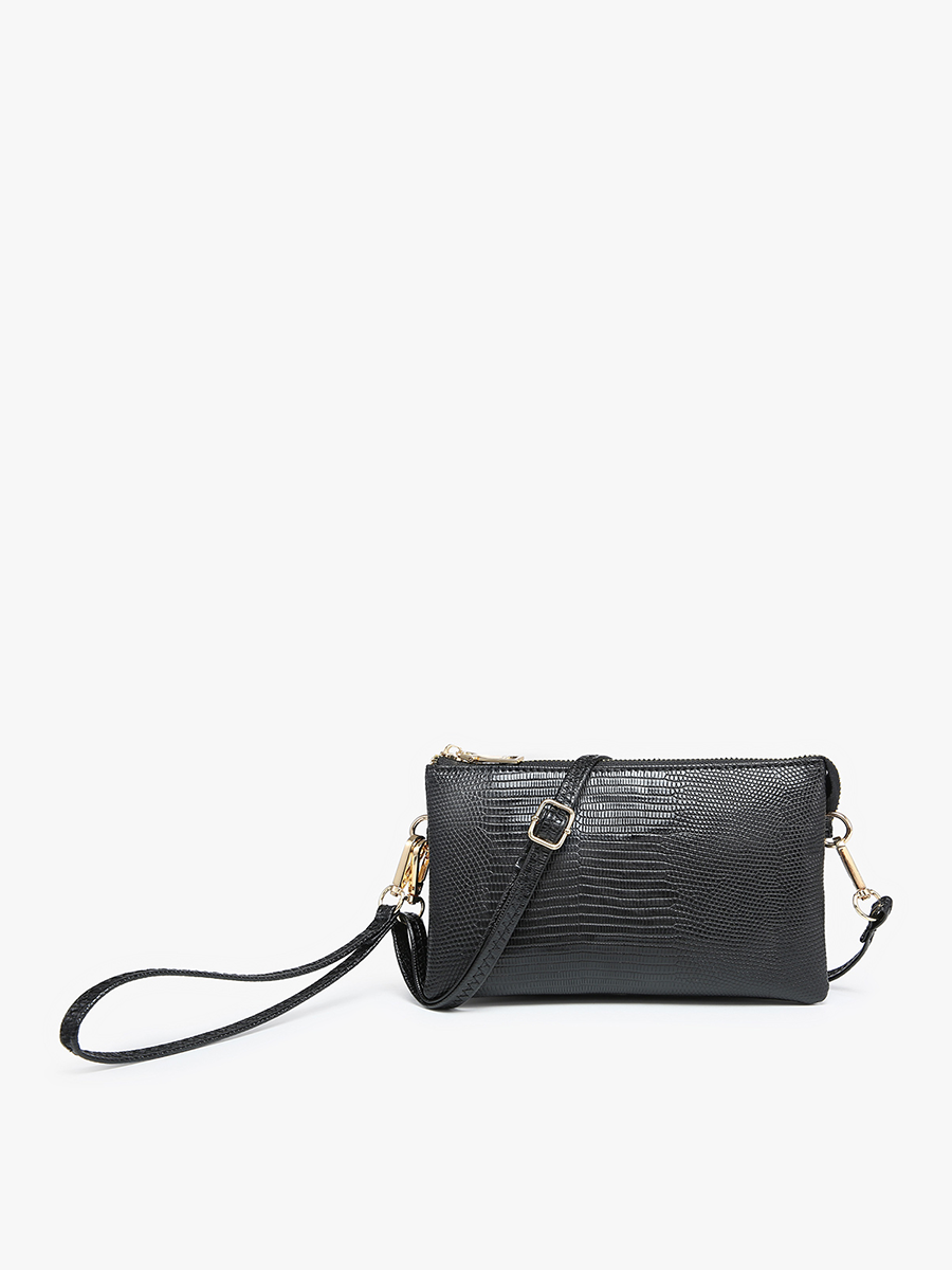 Riley Lizard Crossbody/Wristlet