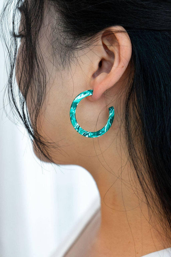 Camy Hoops - Sea Green // Spring, Summer, Mother's Day - HERS