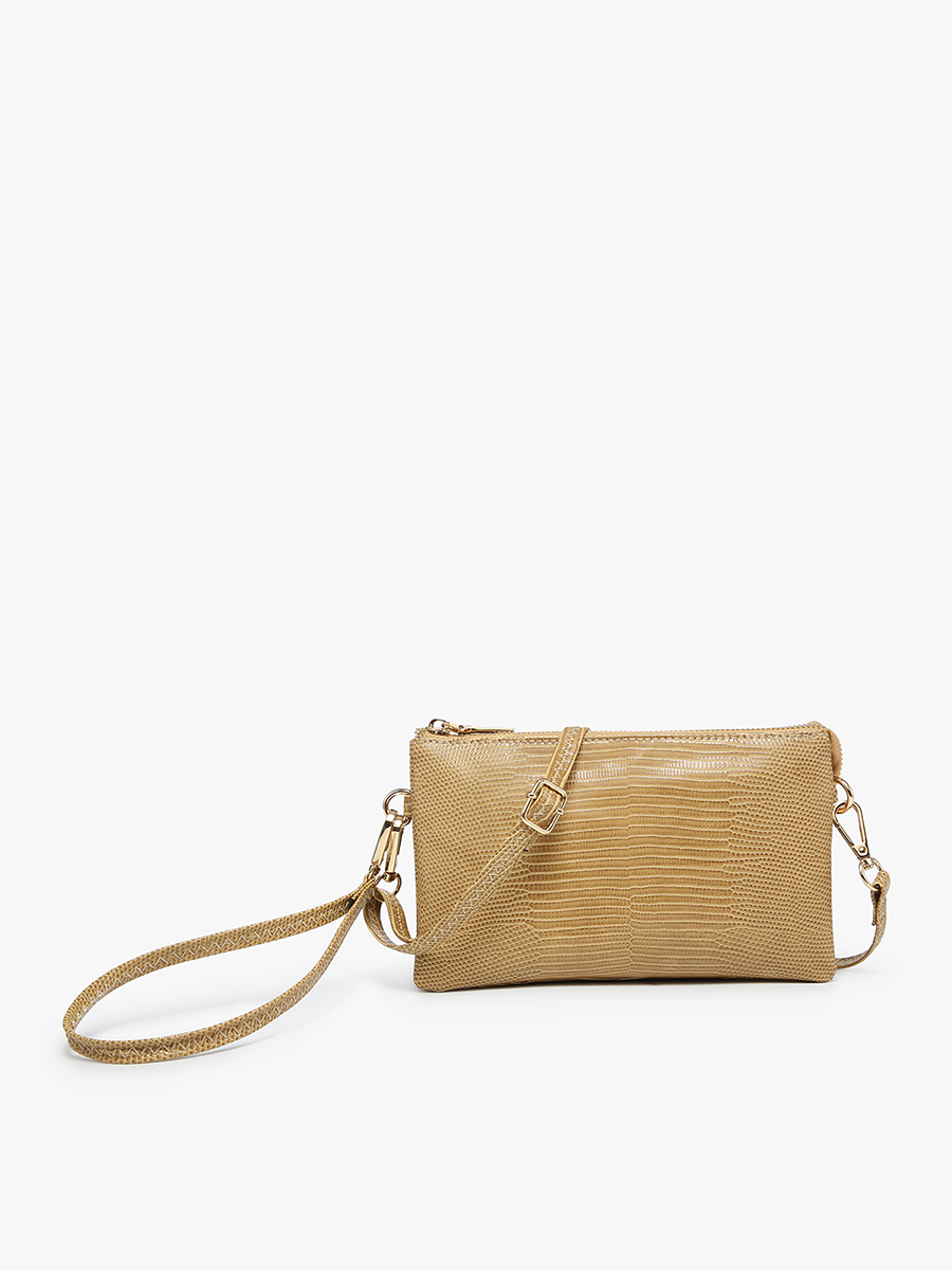 Riley Lizard Crossbody/Wristlet