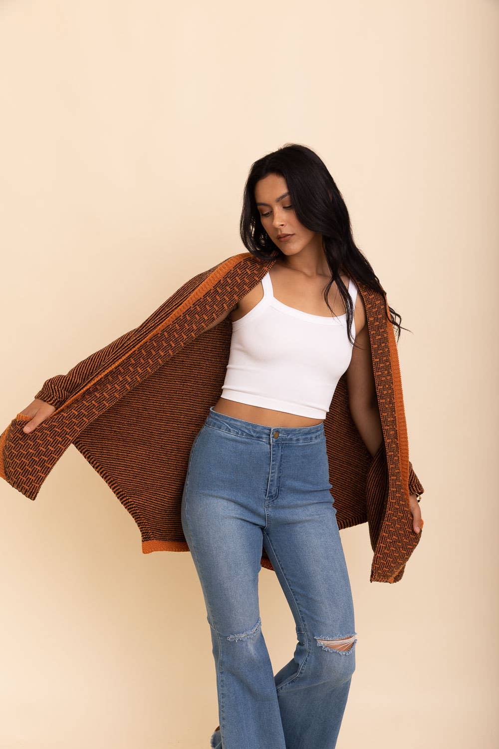 Luxe Knit Cocoon Shawl