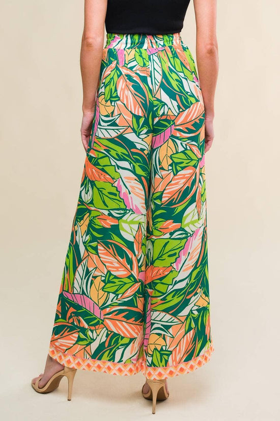 A printed woven pant - HERS