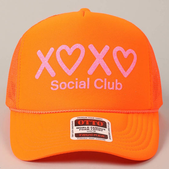 Heart XOXO Trucker Hat