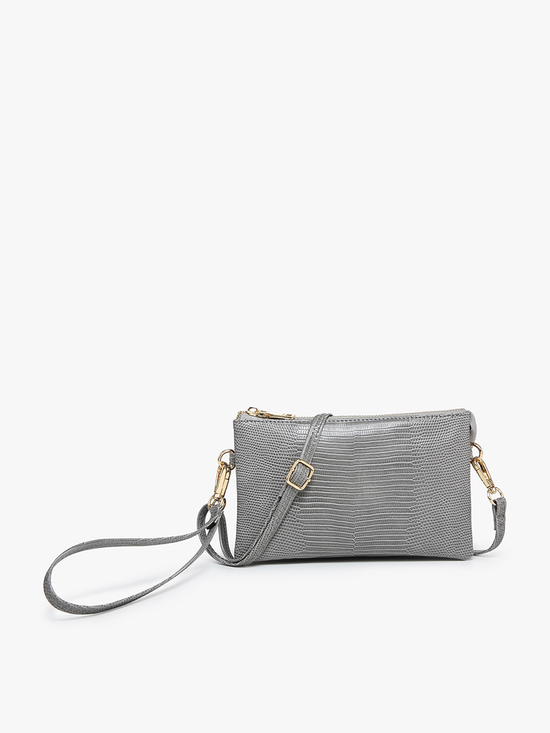 Riley Lizard Crossbody/Wristlet