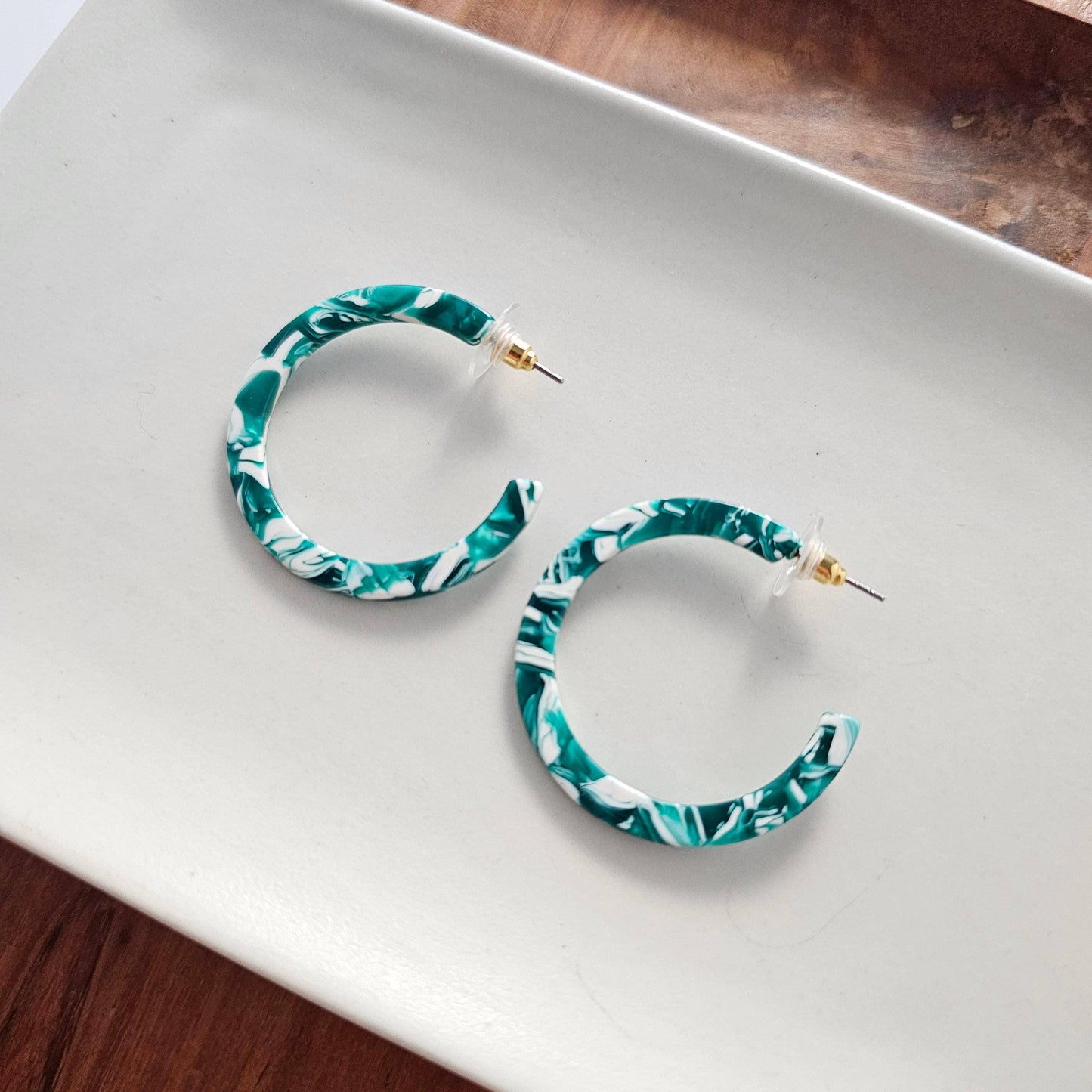 Camy Hoops - Sea Green // Spring, Summer, Mother's Day - HERS