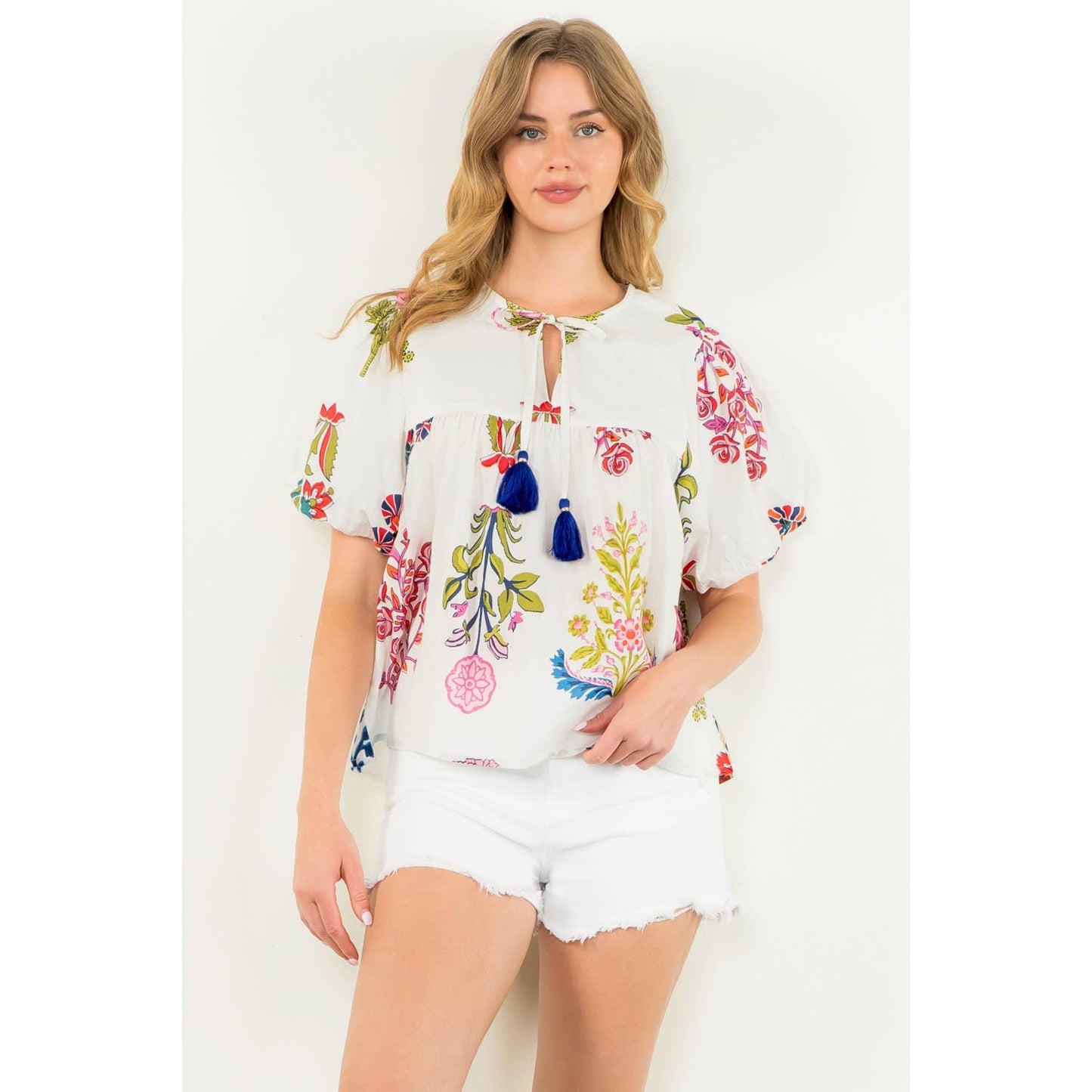 THML Garden Tassel Top