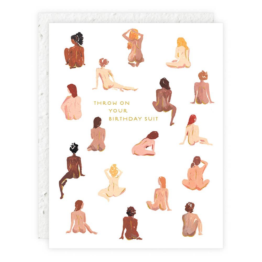 Birthday Suit - Birthday Card