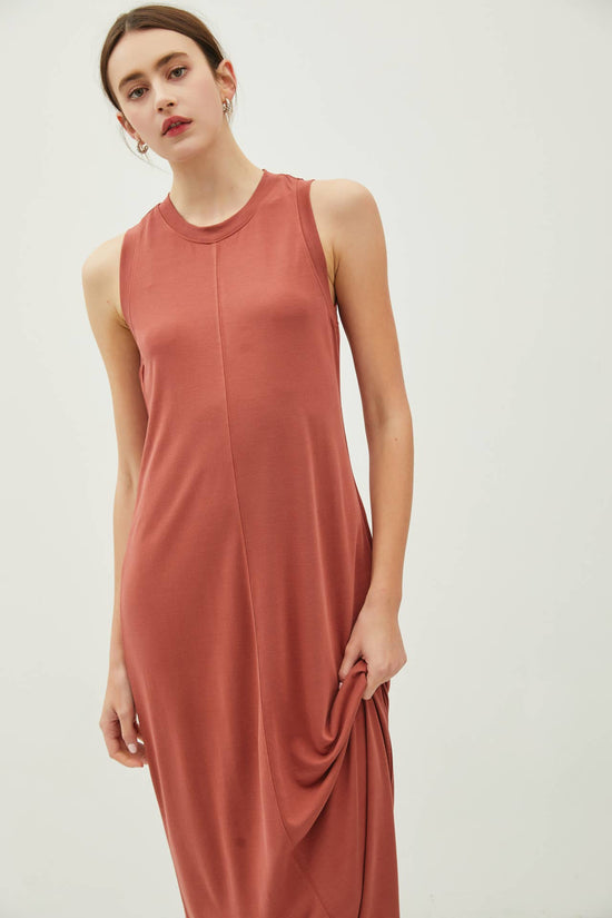 Jersey Knit Maxi Dress