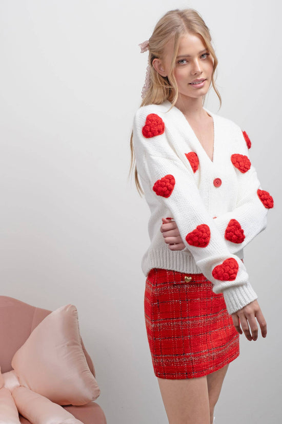 Cupid's Knit Button Down Cardigan