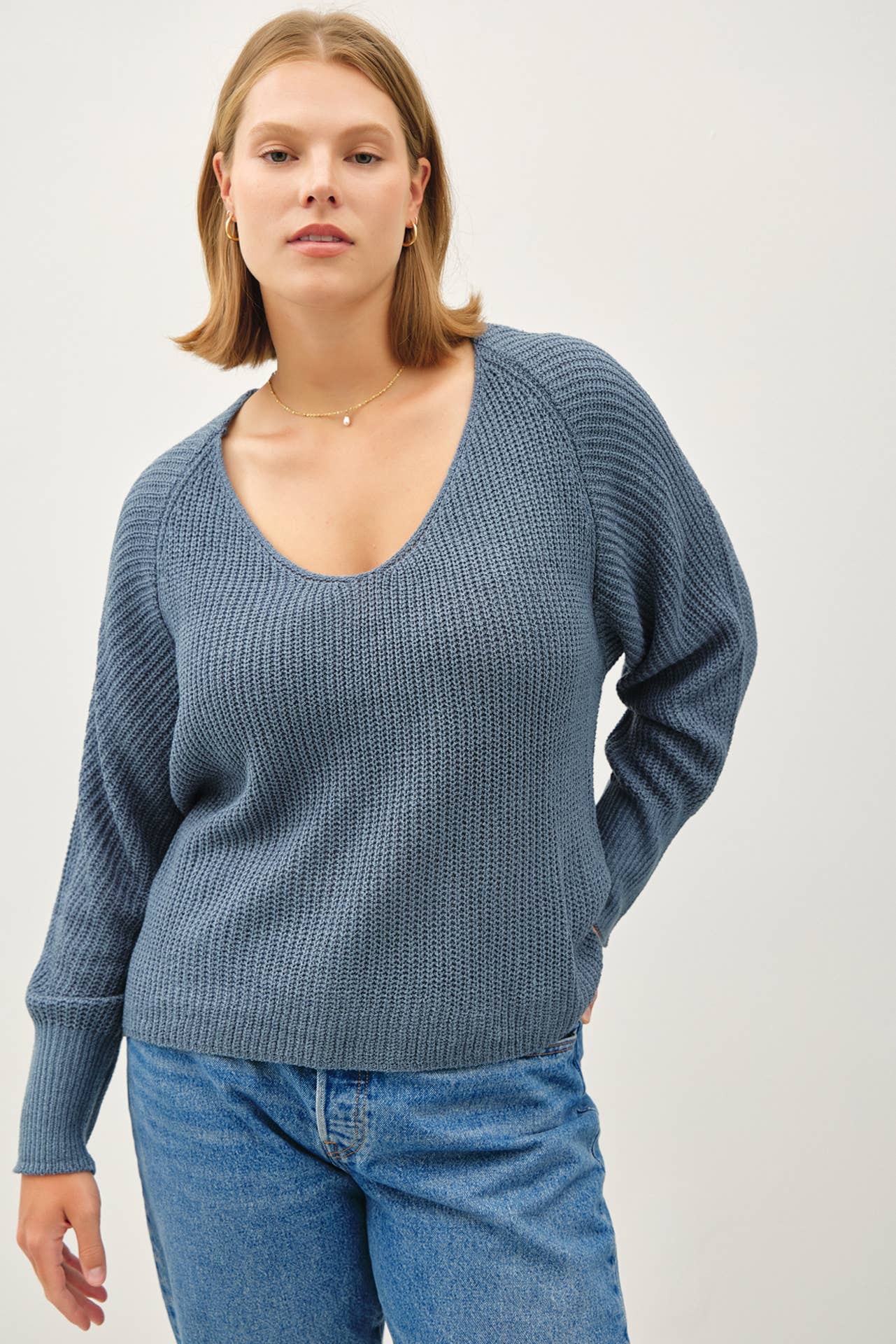 Curvy Raglan Sweater