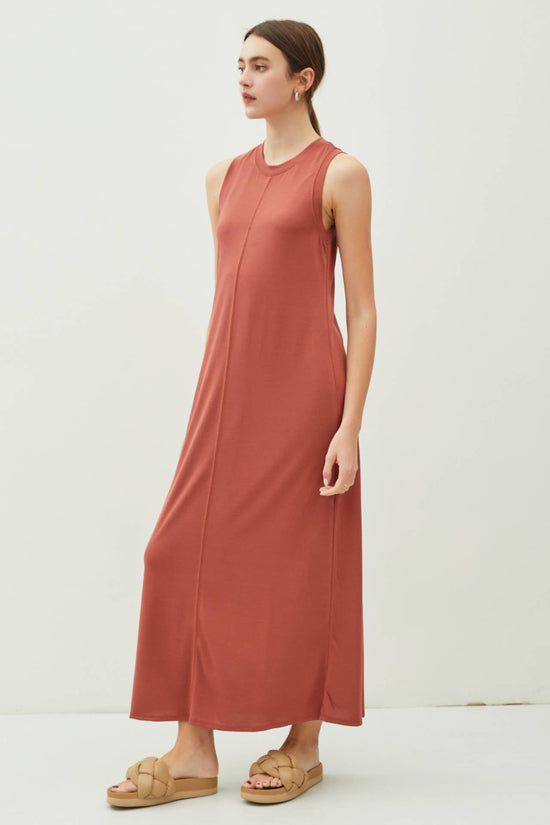 Jersey Knit Maxi Dress