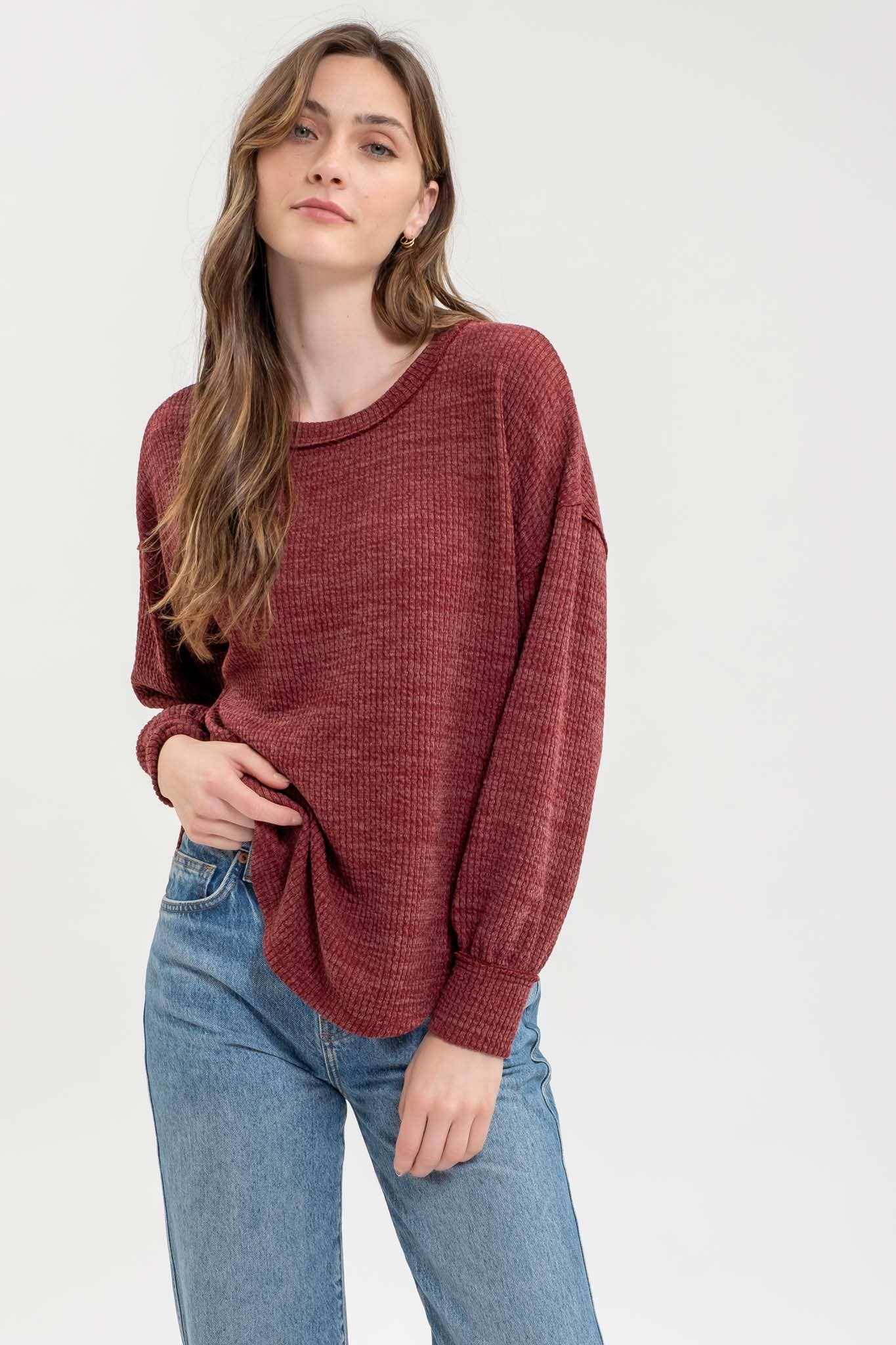 Slouch and Stitch Top