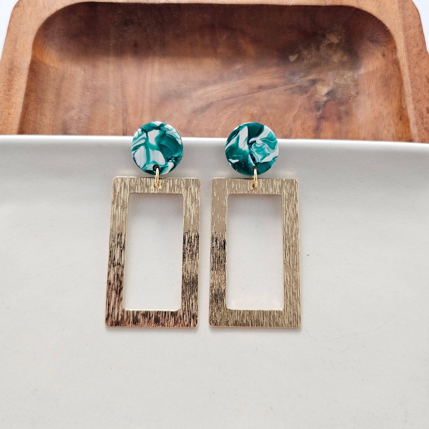 Rebecca Earrings - Sea Green // Spring, Summer, Mother's Day - HERS