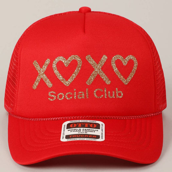 Heart XOXO Trucker Hat