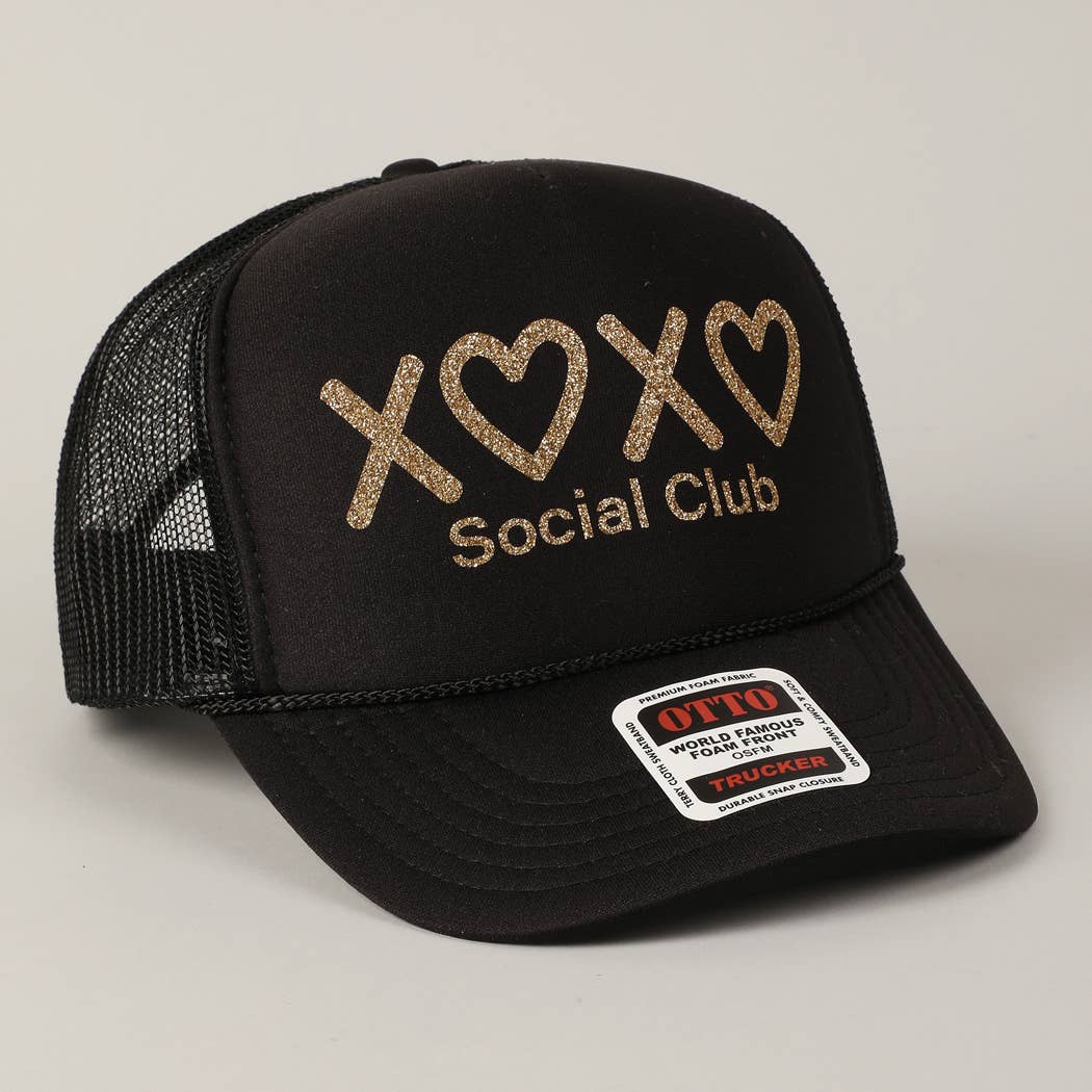 Heart XOXO Trucker Hat