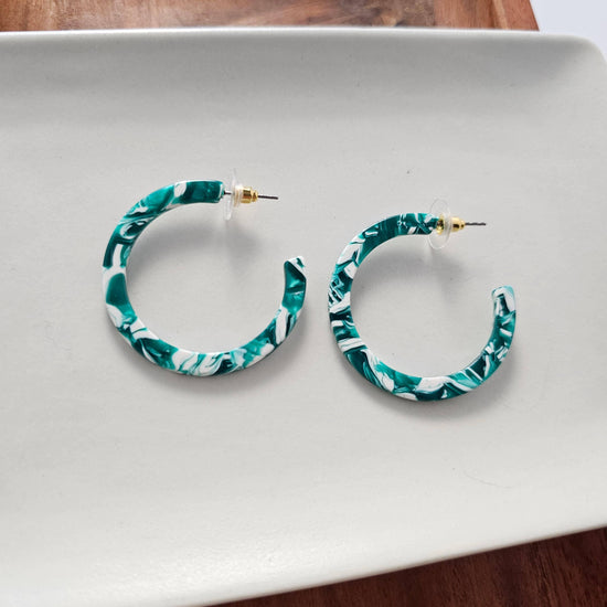 Camy Hoops - Sea Green // Spring, Summer, Mother's Day - HERS