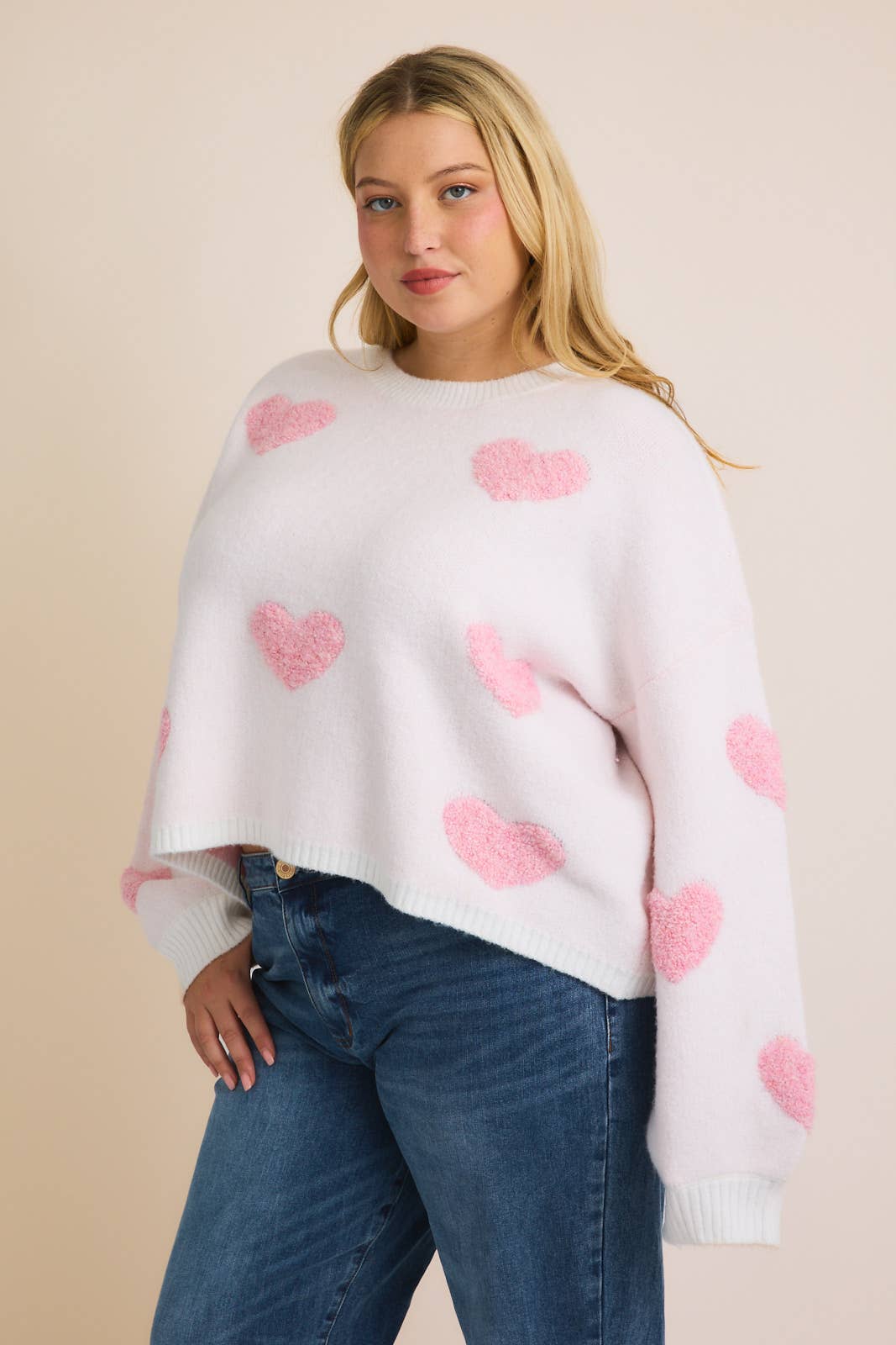 Curvy Heartfelt Sweater