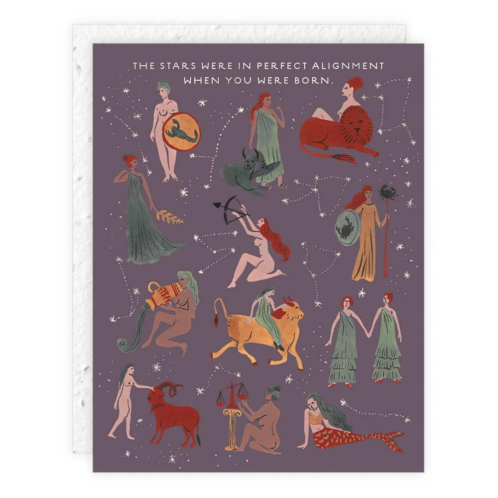Astrological Ladies - Birthday Card - HERS